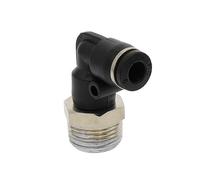 Connecteur pneumatique coudé fileté PL, 50 pièces, raccord rapide for tuyau, composants de tuyauterie 4-16 mm PL6-01 PL8-02 PL12-03(10mm OD Tube,1/4")