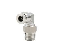 Connecteur pneumatique coudé for trachée PL 304 PL4-M5 8-02 PL10-03 PL6-01 PL12-04 PL8-02, raccords de tuyau à filetage carré, 1 pièce(PL6-03)