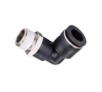 Connecteur pneumatique industriel rapide à pression, raccord d'air for Tube à une touche, filetage PL PU PE PD PK PZ PCF PX PLJ PB PM PBT, 3 pièces(PC-PCF-08-08)