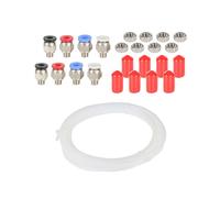 Connecteur Pneumatique PC4-M6 avec Écrou. Connecteur Pneumatique Droit PC4-M6 pour Pièces D'Imprimante 3D. Boîtier de Séchage de Filament.