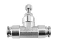 Connecteur pneumatique SA, tuyau d'air, réglage du débit, valve d'accélérateur, connecteur à prise rapide, 4/6/8/10/12mm(6mm)