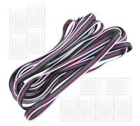 Connecteur pour Bande LED RGB 10mm sans Soudure à 5 Broches | ABS et PP, Cuivre Intégré, Raccord Transparent Compact, pour Réparation et Rallonge de Ruban
