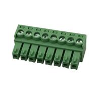 Connecteur pour câble à broches Connecteur de bornier à vis 3.81MM .5MM 2/3/4/5/6/7/8/9/10/11/12/13/14/15/16P(Right angle Set W,3.81MM,2P(10Pcs))