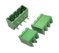 Connecteur pour câble à broches Connecteur de bornier à vis PCB, pas de 5.08mm, prise fermée, 2EDG 2P 3P 4P 5P 6P 7P 8P 9P 10P 12P, 5 pièces(Socket-A Right Angle,7P)