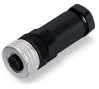 Wago 756-9211/040-000 M12 Noir, Argent connecteur de fils - Connecteurs de fils (M12, Noir, Argent, 23,8 g, 2 cm, 60 mm, 5 pièce(s))