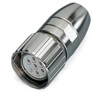 Connecteur pour câble de capteur/actionneur 6 pôles femelle droit M23 Contenu: 1 pc(s) WAGO