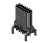 Connecteur pour carte de circuit imprimé, connecteur USB, type C, USB 3.1, 10 Gbit/s, connecteur CMS soudé, rouleau femelle