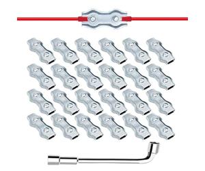 Connecteur pour clôture électrique en polycorde Polyrope électrique stable | Épisseur De Fils Pour Clôtures Électriques Agricoles Ferme Pâturage Filet Polyéthylène Bétail Kit Connexion Chargeur
