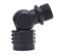 Connecteur pour Détendeur de Plongée 110° en Acier Inoxydable - Adaptateur Rotatif pour 2e Étape, Léger et Durable - Sécurité et Mobilité Optimales pour Plongeurs (Noir)