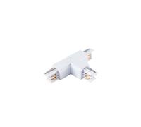 Connecteur pour lampe sur rail blanc à 3 circuits, type : T UL