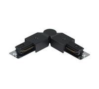 Connecteur pour luminaire sur rail TB CONNECT en matière synthétique noir 276x34x20mm