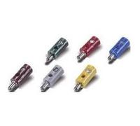 Connecteur pour modélisme 2.6 mm avec trou transversal 08893 vert 10 pc(s) Vert G