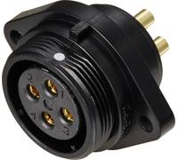 Connecteur pour montage en facade embase femelle 4 pôles 30 A 500 V/AC IP68 Weipu SP2113 / S 4