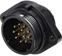 Connecteur pour montage en facade embase mâle 12 pôles 5 A 400 V/AC IP68 Weipu SP2113 / P12
