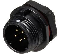 Connecteur pour montage en facade embase mâle 5 pôles 5 A 180 V/AC IP68 Weipu SP1312 / P 5