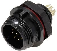 Connecteur pour montage en facade embase mâle pôles 3 A 125 V/AC IP68 Weipu SP1312 / P 9