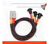 Connecteur pour puissance 120A pour cuivre Étain 3 Sorties Connecteur | Transmission stable 120A, 3 bornes à ressort, idéal pour e-bike, conception compacte, montage facile(50CM 10awg)