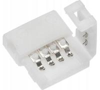 Connecteur pour RGB LED 10mm 4 pôles à clipser Bande XC11 LD-ZTLRGB-04N GTV 2617