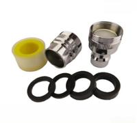 Connecteur pour robinet Cuisine Compact Pour Espace Restreint(D) | Construction pour cuivre massif, installation rapide, compatible -vaisselle, résistant pour usure, finition argentée
