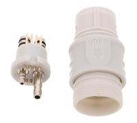 Connecteur pour Stylo de Soudage Industriel Hydrogène Oxygène Métal | Joint Étanche O-ring, Compatible Pièces de Stylo de Soudage, Usage en Maintenance D’usine Domicile