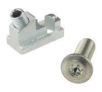 Connecteur profilé, 25 x 14 x 15, en acier galvanisé, 8, type I, à visser, dimensions de la grille 40 mm