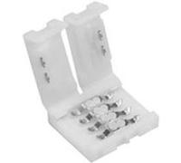 Connecteur push pour bande à led flexible - 10 mm - couleur rvb velleman lcon30