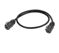 Connecteur Rapide de câble électrique étanche IP68 M20 3/5/7/9/12 Broches, avec câble d'extension de 1 m/2 m(7pin Dual Plug)