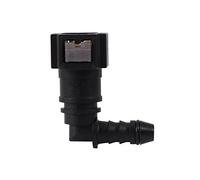 Connecteur Rapide de Conduite de Carburant, Coude en Nylon Droit à Dégagement Rapide sans Outil Coupleur de Tuyau pour Conduites de Carburant de Remplacement Automobile de Moto