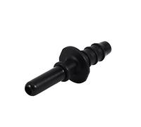 Connecteur Rapide de Conduite de Carburant, Coude en Nylon Droit à Dégagement Rapide sans Outil Coupleur de Tuyau pour Conduites de Carburant de Remplacement Automobile de Moto