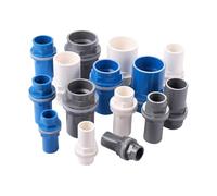 Connecteur rapide de tuyau, connecteur bout à en PVC ID 20-50mm multicolore for jardin, pelouse, aquarium(White,ID 32mm)