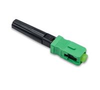Connecteur rapide fibre optique Qoltec SC/APC | Monomode | 0,9 | Lot de 10