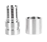 Connecteur rapide mâle de Type E en acier inoxydable, 1.5 pouces, coupleur à came et à rainure, Compact et Portable pour divers raccords de tuyaux