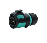 Connecteur rapide mâle étanche K20 for aviation, 2-3-4 conducteurs, 5-7-9-12 broches, IP67(K20 P9 core plug 5A200V)