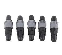 Connecteur rapide pneumatique 5 - Pack | C type automatique - Verrouillage du tuyau du compresseur | Plugleur de coupleur nominal de la pression de 20 kgf/cm² | - 35 ℃ ~ 60 ℃ (SP+PP-20)