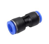 Connecteur rapide pneumatique PU PG, tuyau en plastique, tuyau d'air 4 6 8mm 10mm 12mm 14mm 16mm, raccord rapide de gaz réducteur droit, 1 pièce(PU-8)