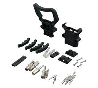 Connecteur rapide pour chariot élévateur à haut courant pour charge de batterie au lithium - Liaison d'alimentation 80 A 160 A 320 A, borne en cuivre plaqué argent, certifié IP23, ignifuge UL94V-0