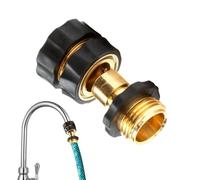 Connecteur rapide pour tuyau de jardin 3/4" - Raccords rapides mâles et femelles | Uńiversal Adaptateur pour robinet | Kit en aluminium pour irrigation, connexion facile pour tuyaux flexibles