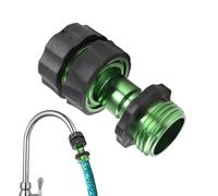 Connecteur rapide pour tuyau de jardin 3/4" - Raccords rapides mâles et femelles | Uńiversal Adaptateur pour robinet | Kit en aluminium pour irrigation, connexion facile pour tuyaux flexibles
