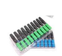 Connecteur rapide SC 60mm FTTH, connecteur d'épissure à froid, adaptateur monomode avec dénudeur de Fiber optique, 10 à 100 pièces(SC UPC 50 pcs)