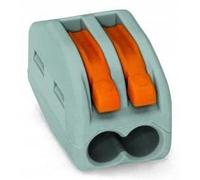 Connecteur rapide Wago 222-412 câble souple 2x 0,8x4mm2 5pcs