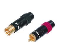 Connecteur RCA - NEUTRIK - Doré - 7.3mm - Métallique - Contact à ressort