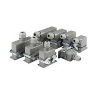 Connecteur rectangulaire étanche robuste 6/10/16/24/32/48 broches - Type HDC HE industriel for environnements difficiles 1pc(32 Core Top Line)