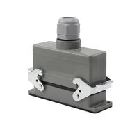 Connecteur rectangulaire robuste HDC-HE-24, étanche, for machine-outil, 24 broches, 500 V, 16 A, for l'industrie aéronautique(Top Connection)