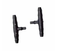 Connecteur réducteur d'eau en té barbelé, 50 pièces, DN20mm DN16mm DN12mm 8/11mm 4/7mm 3/5mm, Interface couplage à 3 voies, raccords de réducteur de tuyau domestique(4I7mm-3I5mm)