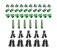Connecteur réglable pour treillis de plantes - Fixation réglable treillis de jardin, clip de jonction pour support de plantes - Pour horticulteurs, cultivateurs de légumes professionnels, amateurs