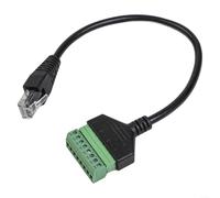 Connecteur réseau 8 broches à vis pour câblage RJ45 mâle dans l'automatisation et l'infrastructure de données