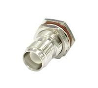 Connecteur RF de cloison Jack femelle RP TNC 2PC avec sertissage de broche mâle for câble RG58 LMR195 droit