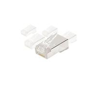 Connecteur rj 45 cat6a stp pour cable monobrin (lot de 5)