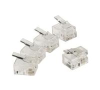 CONNECTEUR RJ11 MÂLE TRANSPARENT PAR LOT DE 10 …