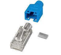 Connecteur RJ45 Hirose STP, TM11 bleu, 50 -- pièces, 3 éléments, Cat.5e